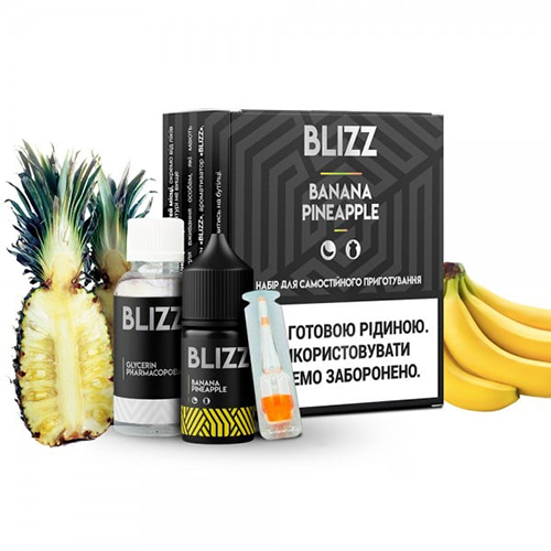 Набір Сольової Рідини Blizz Banana Pineapple