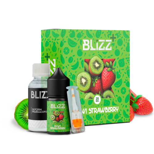 Набір Сольової Рідини Blizz+ Kiwi Strawberry