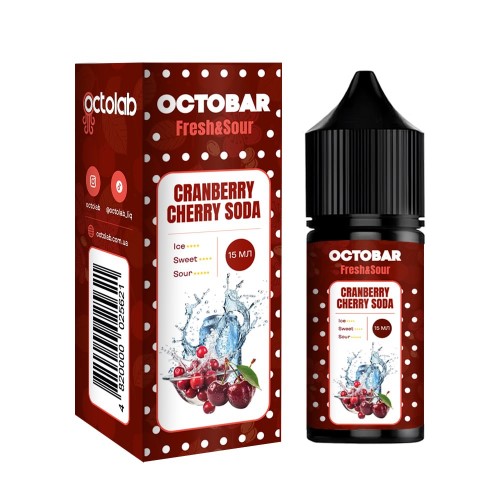 Набір Octobar Fresh & Sour Cranberry Cherry Soda